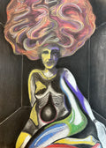 Pictoral Feminine Statue